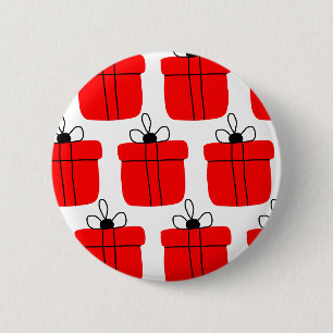 red black gift box design christmas coffee mug button