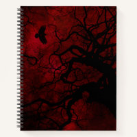 Red & Black Gothic Sketch Book