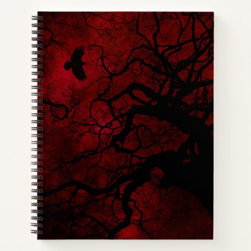 Red  Black Gothic Sketch Book