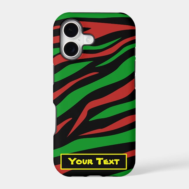 Red Black Green - A Tribe Called Quest Theme Iphone Case (Back)