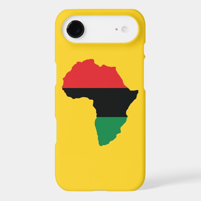 Red, Black & Green Africa Flag Case-Mate iPhone Case (Back)