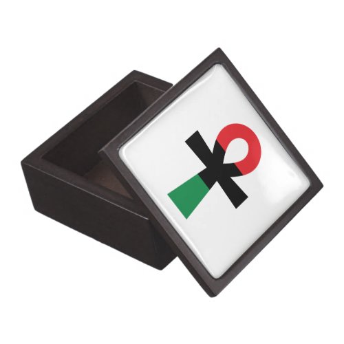 Red Black  Green Ankh Gift Box