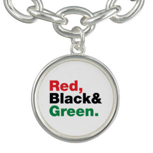 Red, Black & Green. Bracelet