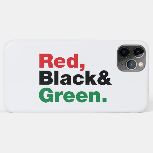 Red Black  Green iPhone 11 Pro Max Case