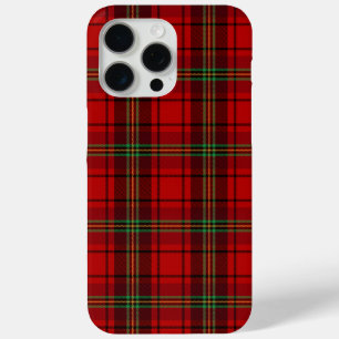 Red Black Green Cozy Plaids iPhone 15 Pro Max Case