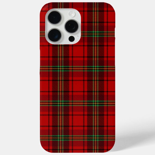 Red Black Green Cozy Plaids  Case-Mate iPhone Case (Back)