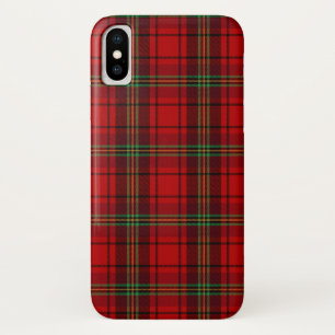 Red Black Green Cozy Plaids iPhone X Case
