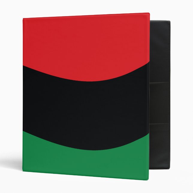 Red, Black & Green Flag Binder (Front/Inside)