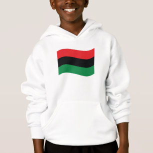 Red, Black & Green Flag Hoodie