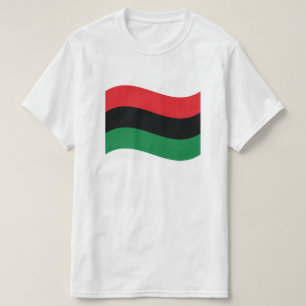 Red, Black & Green Flag T-Shirt