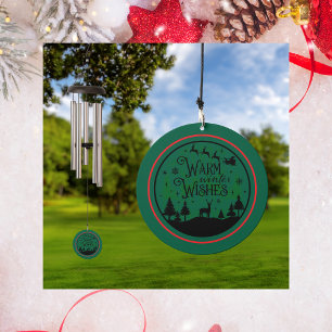 Red, Black & Green Gangster Warm Winter Wishes Wind Chime