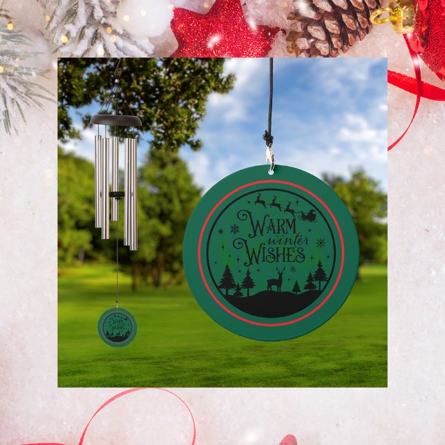 Red, Black & Green Gangster Warm Winter Wishes | Wind Chime (Creator Uploaded)