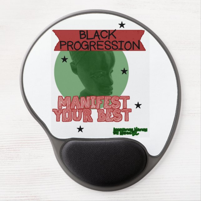 Red,Black,Green Manifest your Best mouse pad (Front)