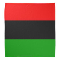 Red, Black, Green Pan African Flag Bandana Red, Black, Green Pan African Flag Bandana
