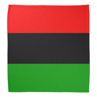Red, Black, Green Pan African Flag Bandana