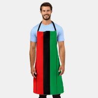 Red Black Green Striped Pattern Kwanzaa