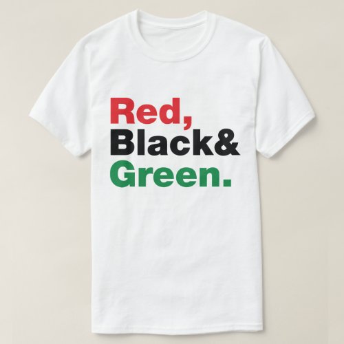 Red Black  Green T_Shirt