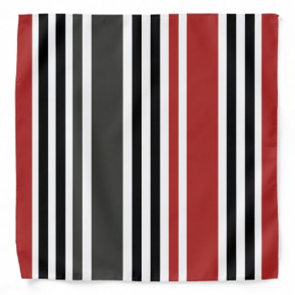 Red Black Grey Vertical Stripes Pattern