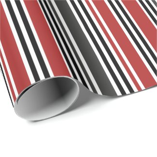 Red Black Grey Vertical Stripes Pattern