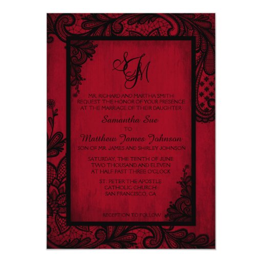 red_black_lace_gothic_wedding_invitation_card re6f9162f9597412fbfe121ddd8c09b6e_zkrqs_512