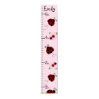 Red & Black Ladybugs Growth Chart Keep at 8x44!