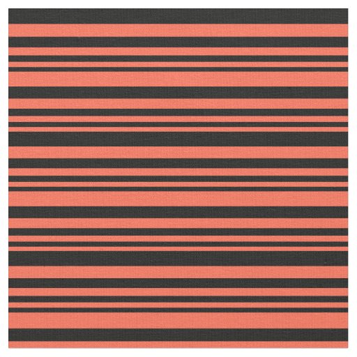 Red & Black Lined Pattern Fabric