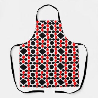 Red Black Modern Geometric