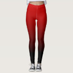 Red Black Ombre Leggings<br><div class="desc">These stylish leggings are featured in Red Black Ombre. The color fades from Red to Black.</div>