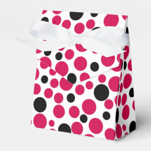 red black peas retro on white background favor boxes