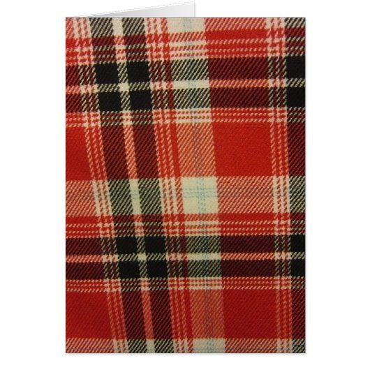 Red & Black Plaid Cards (Front)