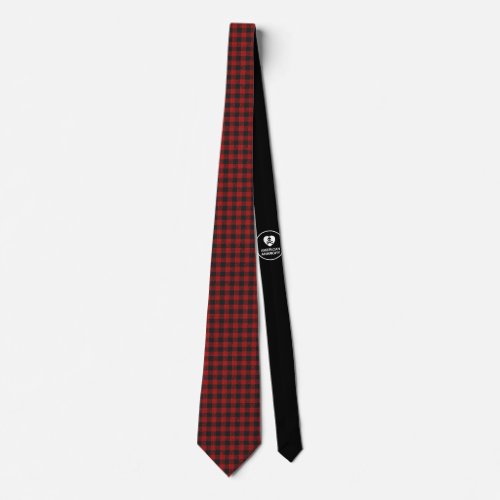 Red Black Plaid _ Emo _ Neck Tie