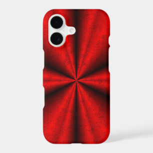 Red Black Rainbow in Elephantenskin leatheroptik iPhone 17 Case