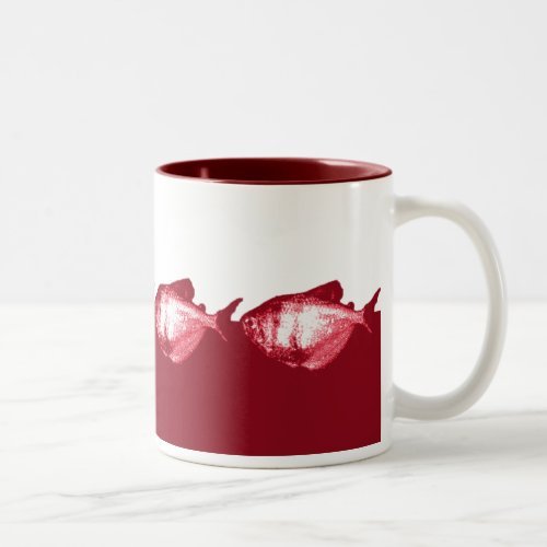 Red Black Skirt Tetras Two_Tone Coffee Mug