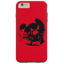 Red Black Skull iPhone 6 Plus Case