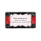 Red Black Snowflake Winter Holiday Return Address