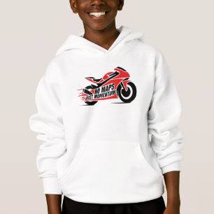 Red Black Sport Motorcycle Hoodie