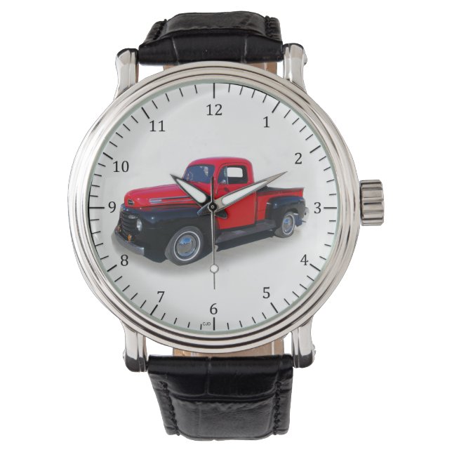 red/black truck watch (Front)