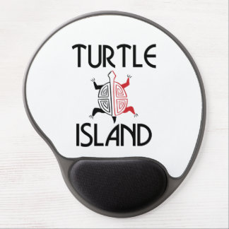 Red/Black Turtle Island Gel Mousepad