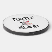 Red/Black Turtle Island Wireless Charger (Front 2)