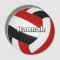 red black volleyball kids birthday party