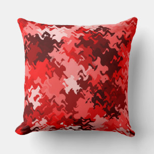 Red/Black/White Abstract 5in1 Cushion 2, see notes