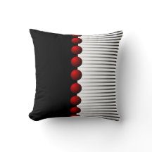 Red Black White and Gray Abstract