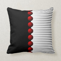 Red Black White and Gray Abstract