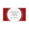 Red Black White Bakery Business Cards