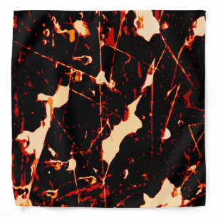 Red Black White Yellow Bandana