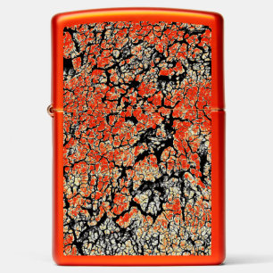 Red Black White Yellow Earth Zippo Lighter