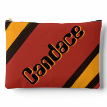 Red Black Yellow Custom Name Sporty