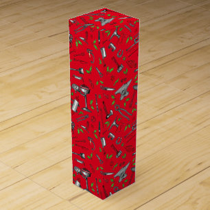 Red Blacksmith Christmas Wine Box