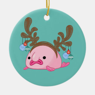 Blobfish costume - ugly blob fish face - Funny' Sticker