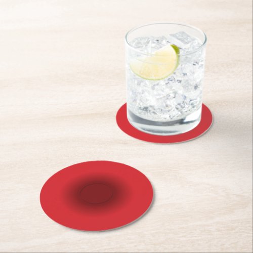Red Blood Cell Round Paper Coaster